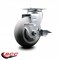 Service Caster 5 Inch Thermoplastic Rubber Swivel Caster with Roller Bearing and Brake SCC SCC-20S520-TPRRD-TLB - alternate 5